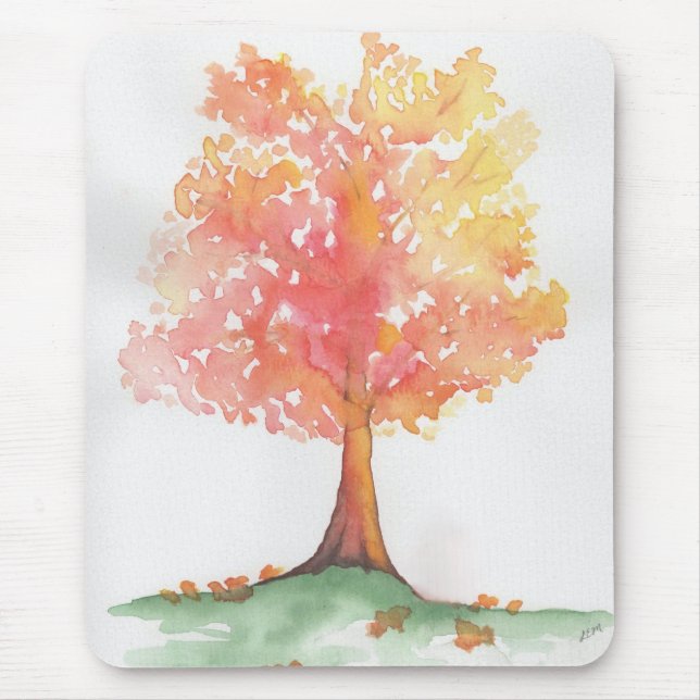 Autumn Tree Mouse Pad (Front)
