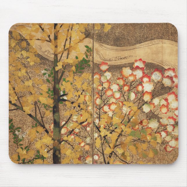 Autumn Tree Mouse Pad (Front)