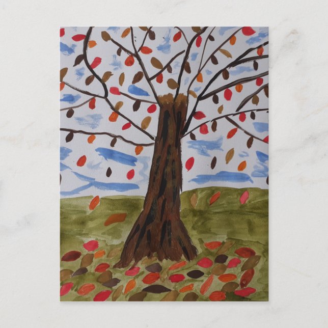 Autumn Tree Postcard (Front)