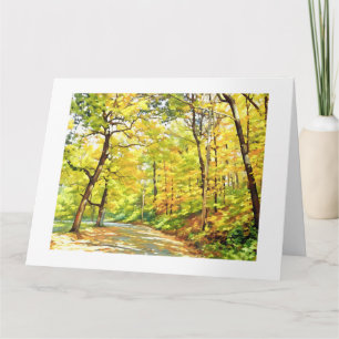 AUTUMN TREES card
