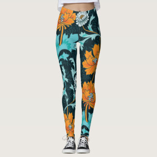Autumn Trees Maple: Vintage Seamless Leggings