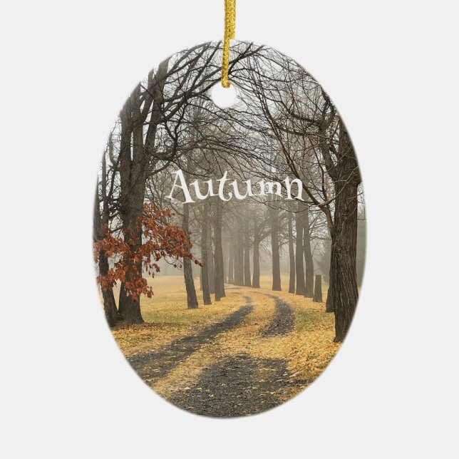 Autumn Trees Ornament (Front)