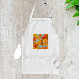 Autumn Trees Pattern Fall Foliage  Standard Apron