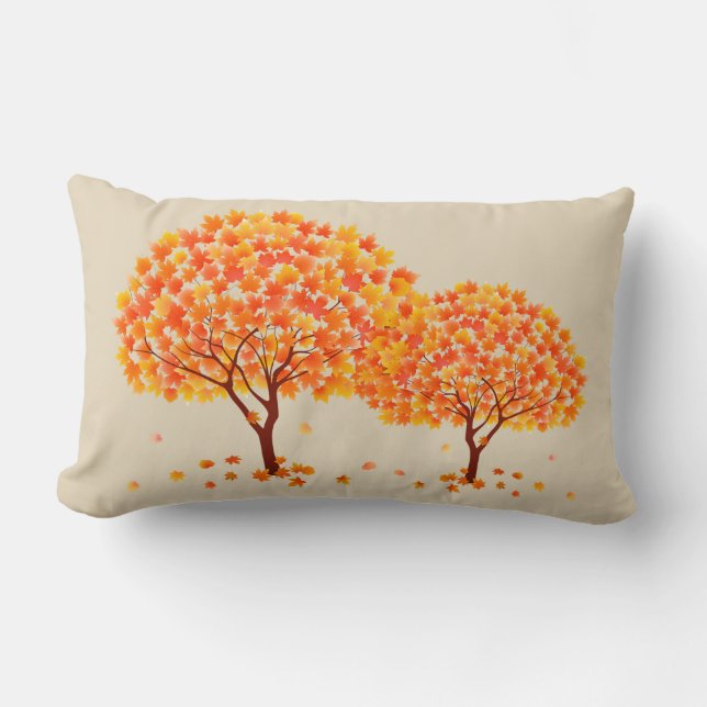 Autumn Trees Pillow (Front)