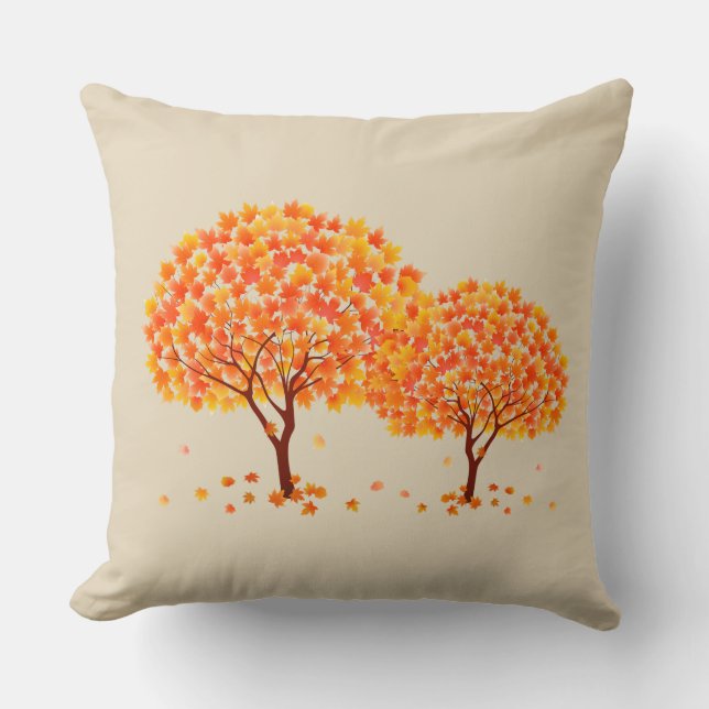 Autumn Trees Pillow (Front)