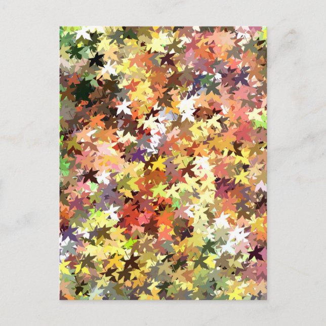 AUTUMN TREES POSTCARD (Front)