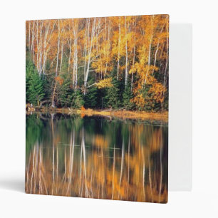 Autumn Trees Reflecting on Water Binder