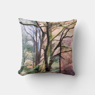 AUTUMN TREES THROW PILLOW