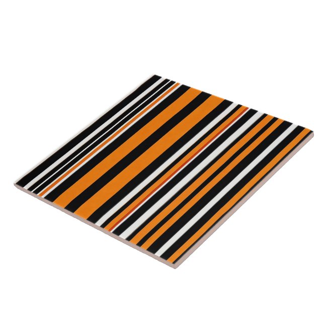 Autumn Trendy Orange Luxury Collection Tile (Side)