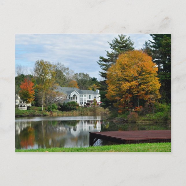 Autumn Upstate NY Postcard (Front)