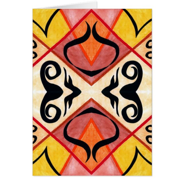 Autumn Vector Greeting Card (Front)