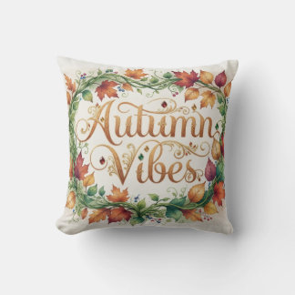 Autumn Vibes 16" Indoor or outdoor throw Pillow