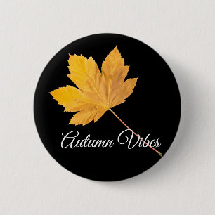 Autumn vibes 2 inch round button