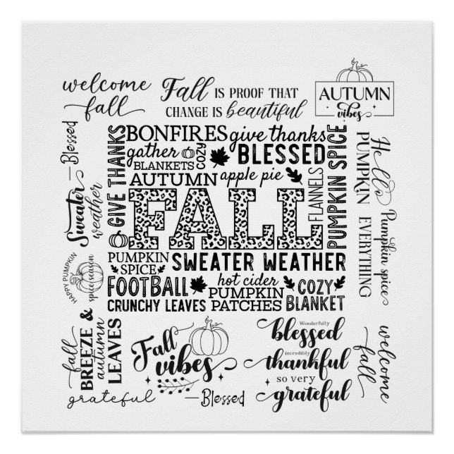 Autumn Vibes-Digital Download Poster (Front)