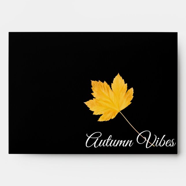 Autumn vibes envelopes (Front)