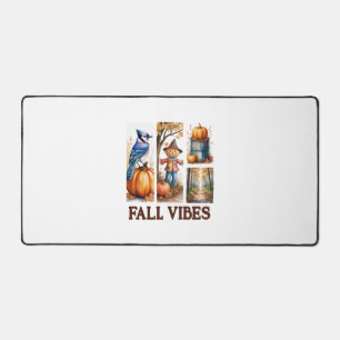 Autumn Vibes Fall Vibes Desk Mat