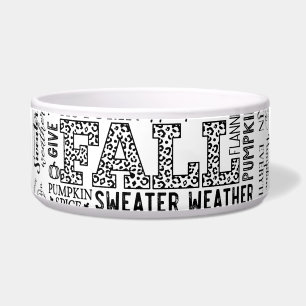 Autumn Vibes Pet Feeding Bowls