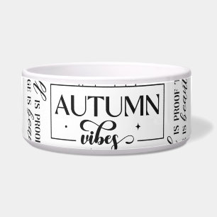 Autumn Vibes Pet Feeding Bowls