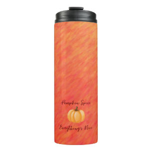 Autumn Vibes-Pumpkin Spice- Thermal Tumbler