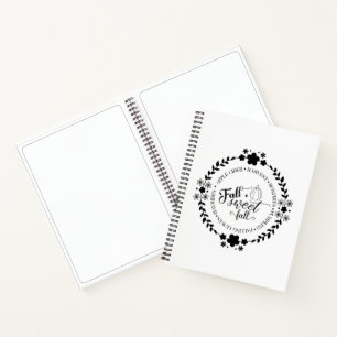 Autumn Vibes Spiral Notebook & Sketchbook