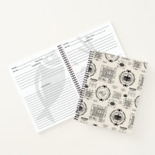 Autumn Vibes Spiral Recipe Notebook