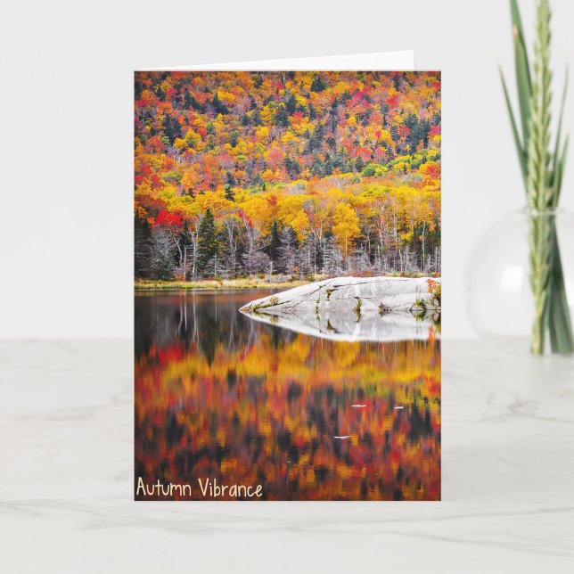 Autumn Vibrance Greeting Card (Front)