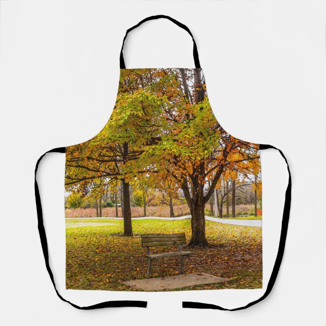 Autumn View Bench Apron (Front)