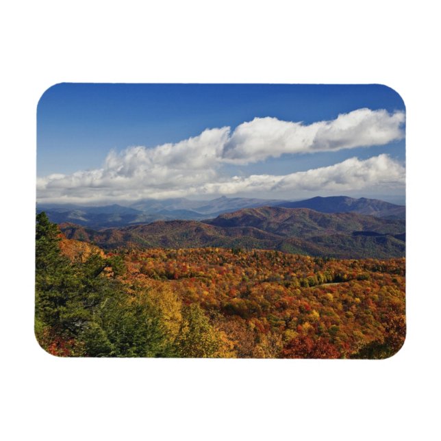 Autumn view of Southern Appalachian Mountains Magnet (Horizontal)