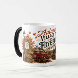 Autumn Village Days in Fryeburg Colour Magic Mug