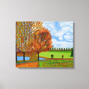 Autumn Walk Canvas Print