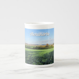 Autumn Walk in the Countryside - Personalised Bone China Mug