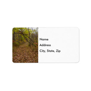 Autumn Walkway Address Labels