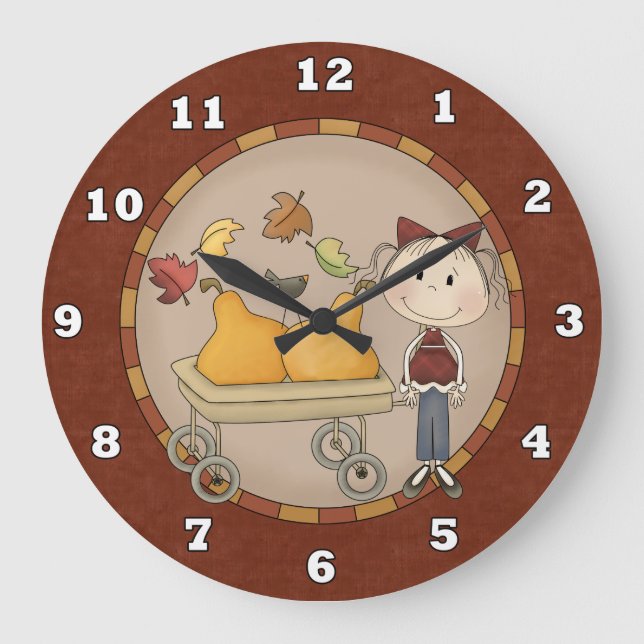 Autumn Wall Clock (Front)