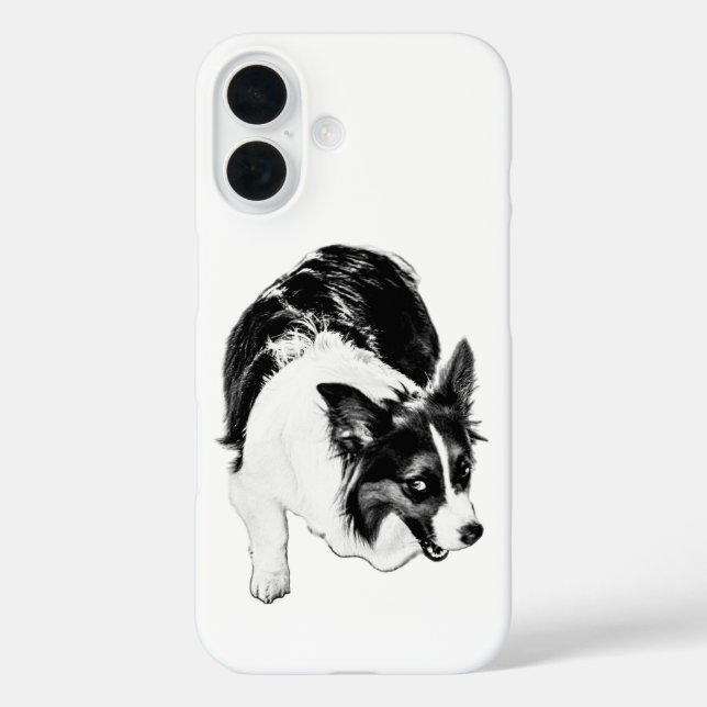 Autumn Watchful Pup Case-Mate iPhone Case (Back)