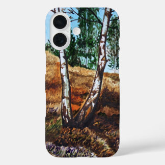 Autumn watercolor painting iPhone 16 case