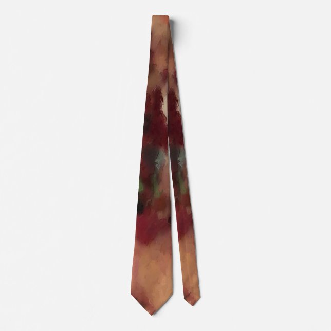 Autumn Watercolors Tie (Front)