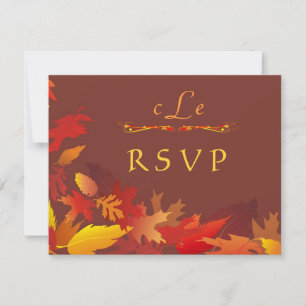 Autumn Wedding Celebration Invitation