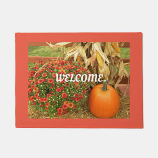 Autumn Welcome Door Mat