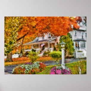 Autumn - Westfield, NJ - The Beauty of Autumn Poster