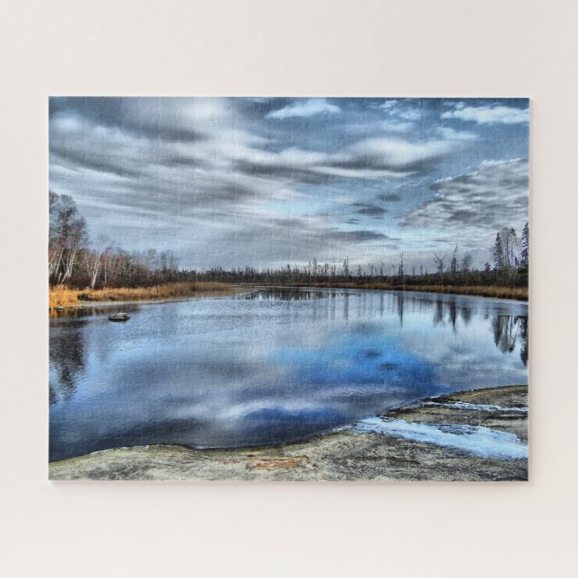 Autumn Whiteshell River Jigsaw Puzzle (Horizontal)