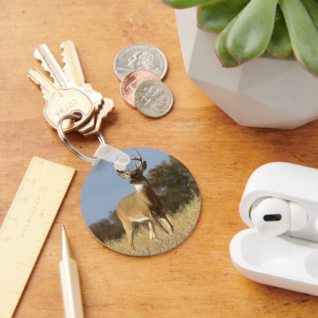 Autumn Whitetail Buck Keychain (Desk)