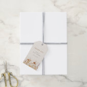 Autumn Wildflower Field Baby Shower Gift Tags (With Twine)