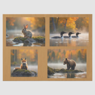 Autumn Wildlife Tissue Paper