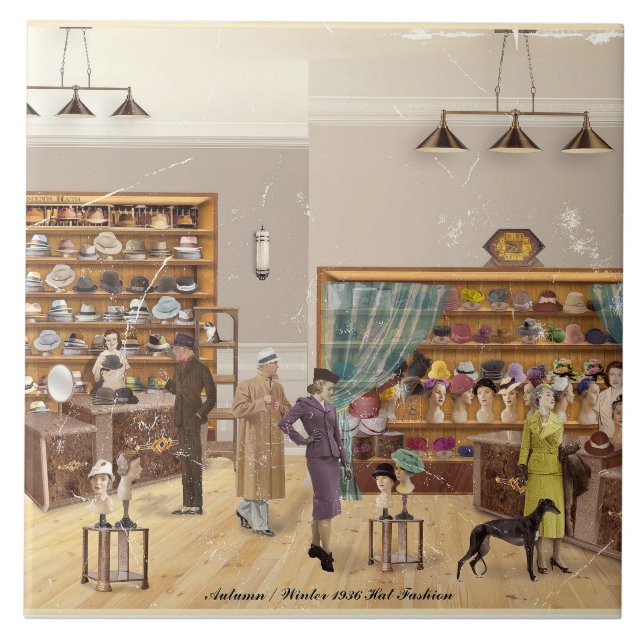 Autumn - Winter Fashion, 1934 Tile (Front)