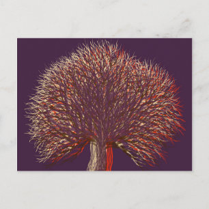 Autumn Winter Tree Postcard