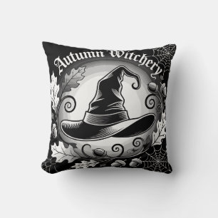 Autumn Witchery Throw Pillow