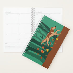 Autumn Wolf Planner