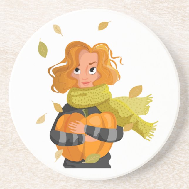 AUTUMN WOMAN COASTER (Front)