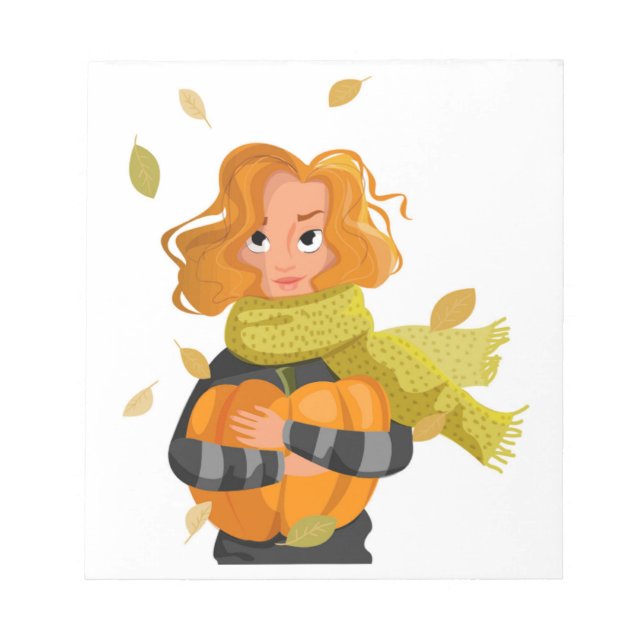 AUTUMN WOMAN NOTEPAD (Front)
