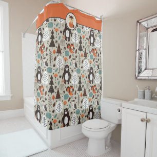 Autumn Woodland Animals Pattern